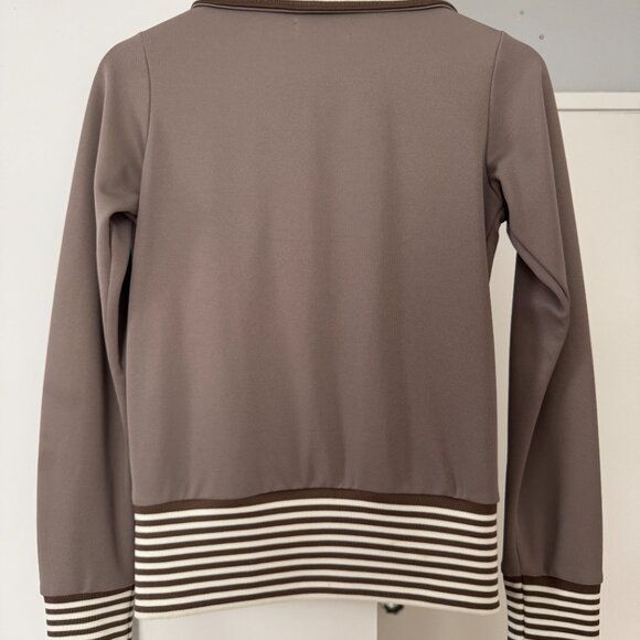 Fred Perry Brown Zip-Up Jacket - Picture 2 of 5